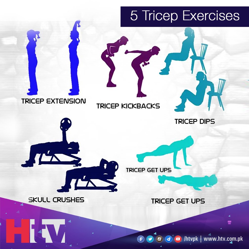 #TricepExercises #Fitness #Health #Gym #Body #Trainer #Motivation #HtvPk