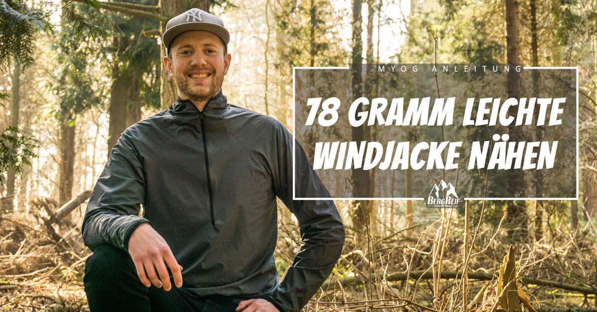 78 Gramm und einfach selbst zu nähen: Das UL-#Windshirt >>> bit.ly/wind-jacke-näh…