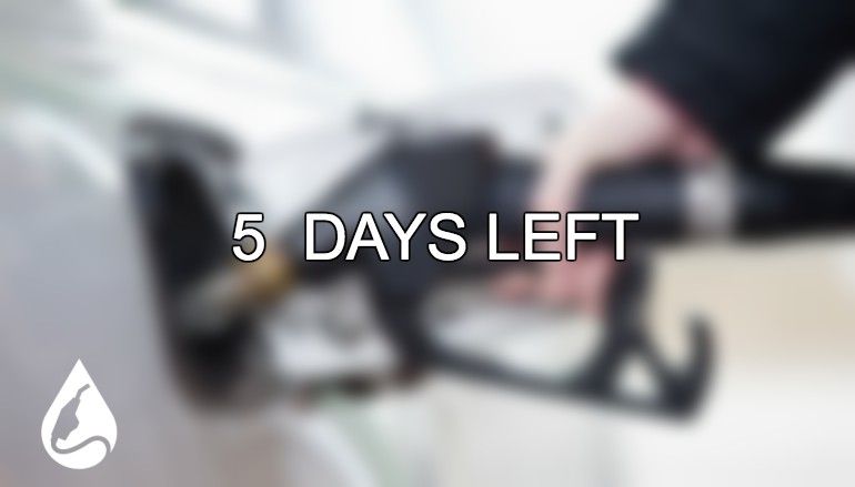 Refill_Fuel's tweet photo. 5 DAYS left to our official launch. Don't forget to sign up for our waiting list for the opportunity to win free fuel! https://t.co/39YHt8PdEx