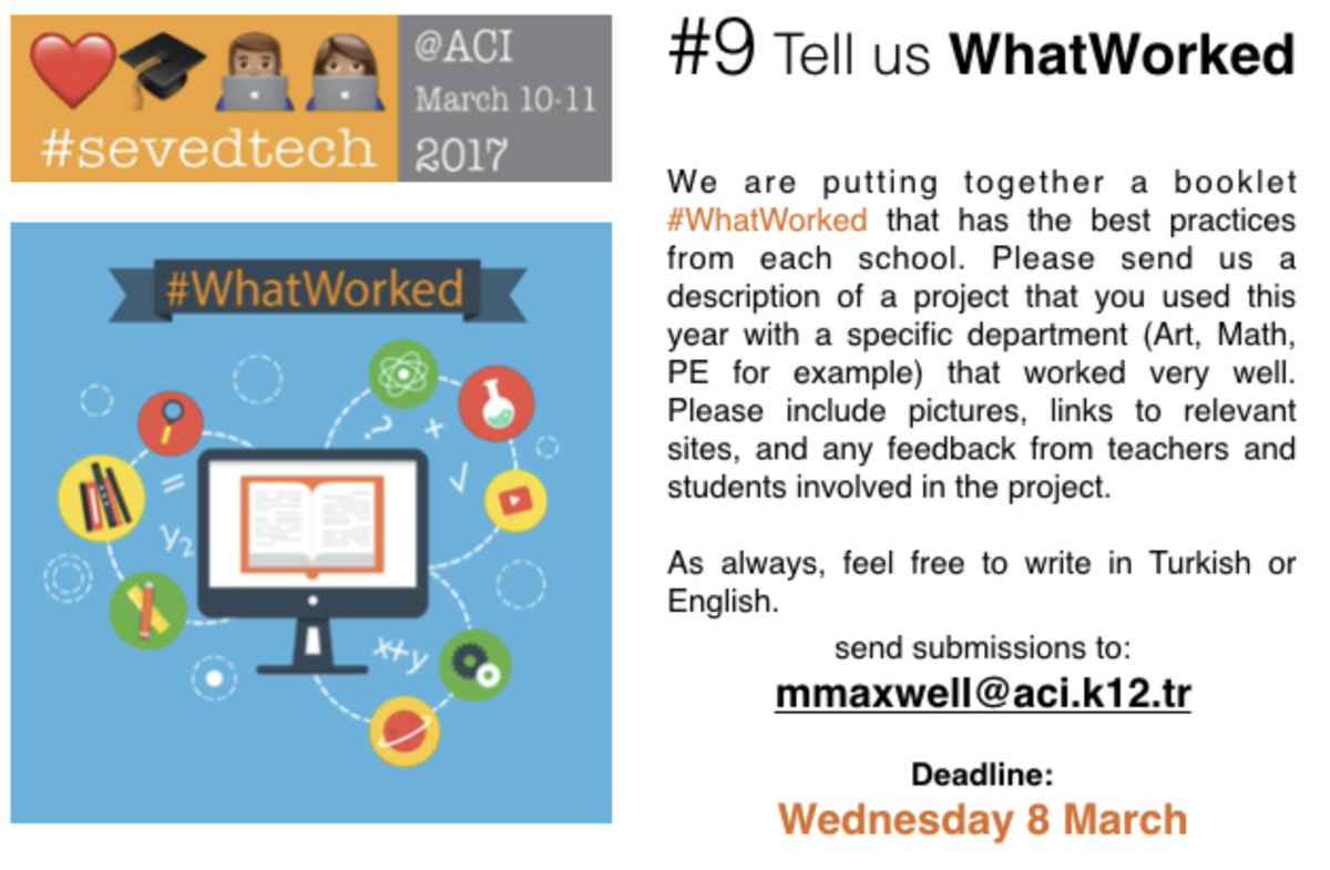 burgencay's tweet photo. We have only 9 days remaining before our 2nd Annual EdTech Meeting. #agendaitem @acitweets #WhatWorked https://t.co/6qT2paoGmW