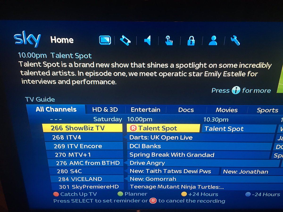 Set your record buttons....Saturday night on <a href="/ShowBizTV_/">ShowBiz TV</a> #opera #classical #tv #music #singing