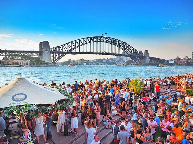 Australia's tweet photo. Afternoons are best spent with a beverage in hand at @OperaBarSydney in #SydneyHarbour (via IG/stephtee) #RestaurantAustralia https://t.co/mzXAY9Mdjg