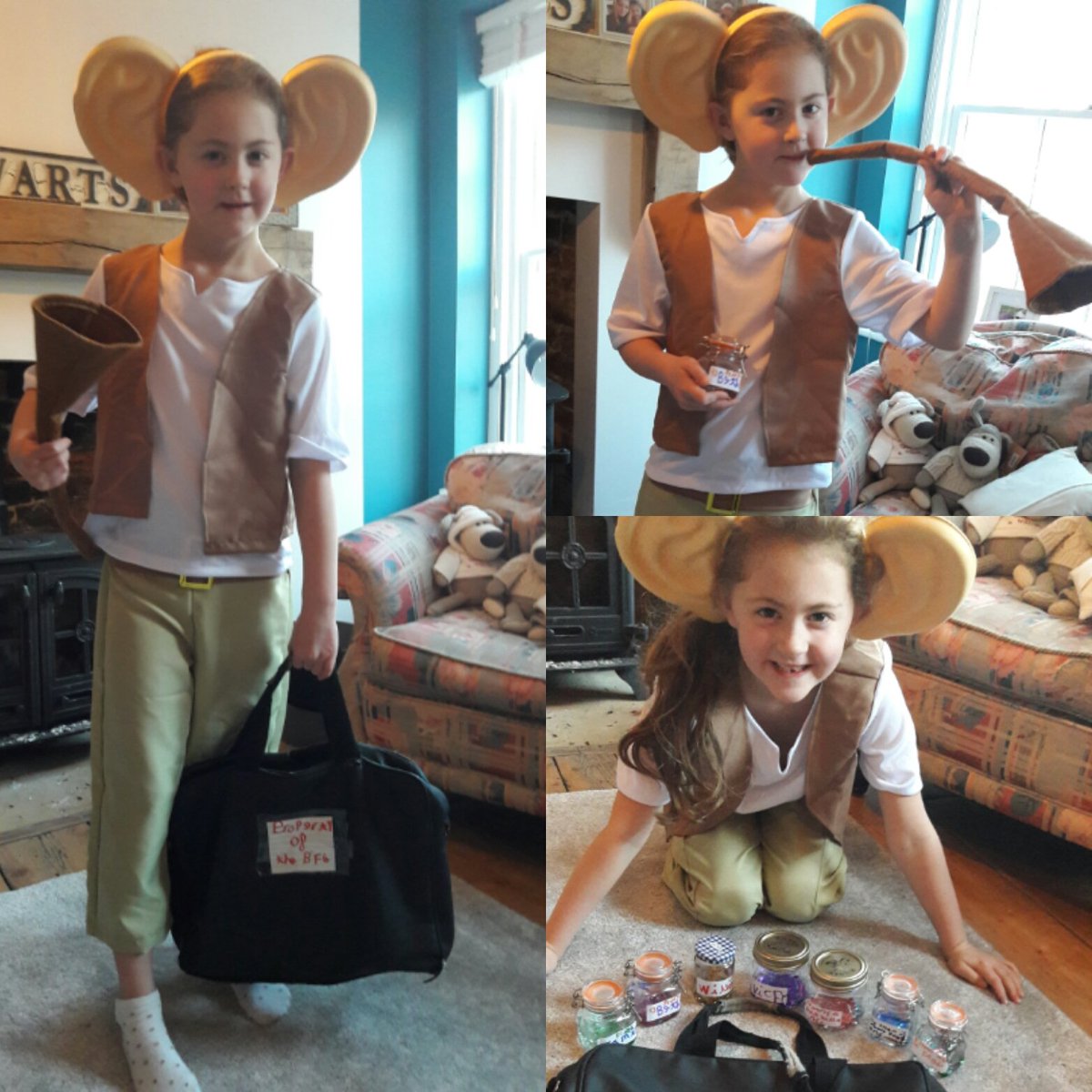 BethDurham92's tweet photo. It's #WorldBookDay !! This is Lill from TWells as The BFG, including a suitcase full of sparkly dreams! @bbcsoutheast @BBCRADIOKENT https://t.co/mZe6qg0i8U