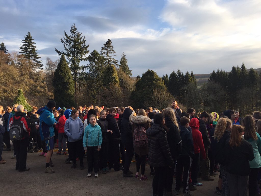 The start of another bright day for the S1's at Dalguise. Time for breakfast 🍳🍎🍌