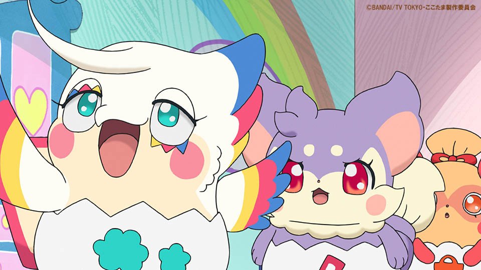 ここたま公式 今日は ヒミツのここたま 放送日 学校へポンポコショップの配達へきたレンジが出会ったのは 不思議な形をしたオブジェ それはムッシュ ムクンヌが作ったソファだった 第72話 ずっぱずっぱ アレンジムクムク 他 まもなく夕方5時