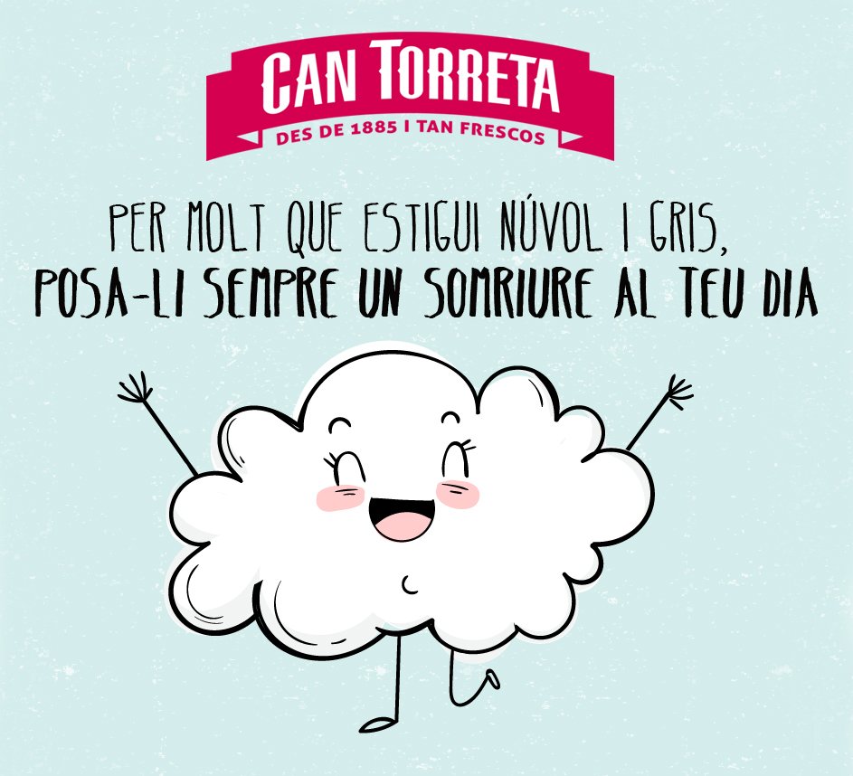 can_torreta's tweet photo. #FeliçDijous #FelizJueves #somriu #sempre #sonrie #siempre #dia #nublado pero el #sol sempre és alla. El sol acaba saliendo #happythursday https://t.co/sEAQuWVJTP