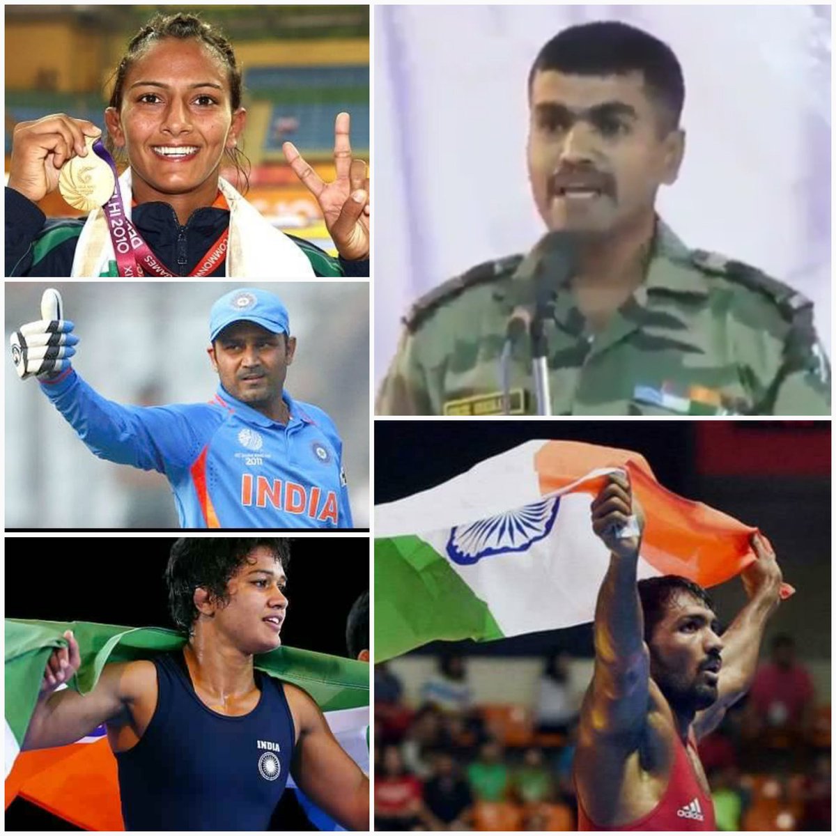 Whoever defends & represents India is a hero. May be a soldier, sportsperson, scientist, teacher, farmer, doctor, engineer, labourer, trader