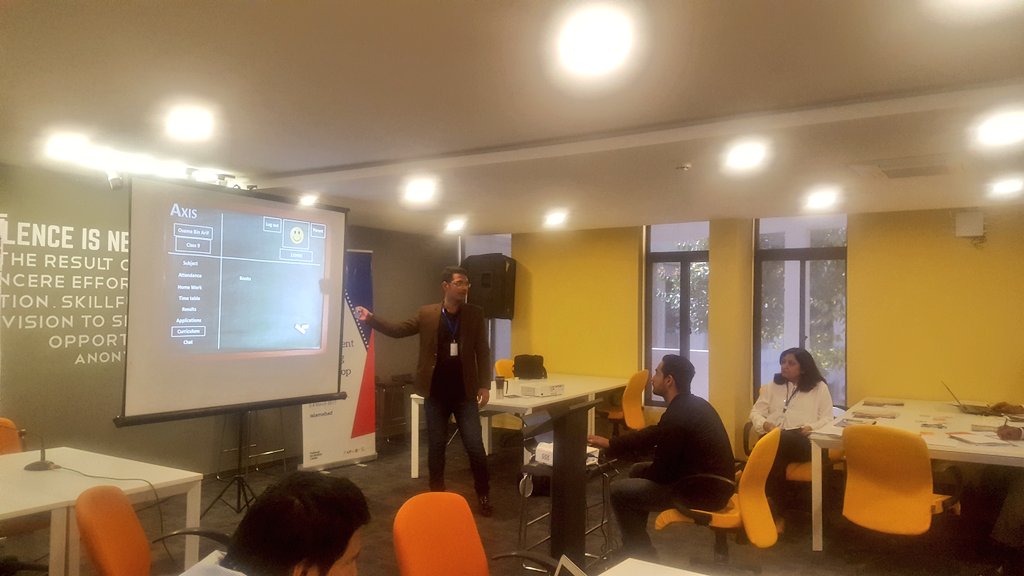 PITBIncubation's tweet photo. #Plan9startup #AXIS pitching their business model @IlmIdeas2 Startup Investment Planning Workshop. Today #EdTech startups get the limelight. https://t.co/NP1xtjCQmP