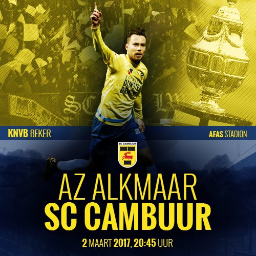 SCCambuurLwd's tweet photo. #BEKERDAY! ๐ Een historische dag is aangebroken; SC #Cambuur staat voor het eerst in de Halve Finale. #RT om onze mannen succes te wensen! https://t.co/JgRhzH20OG