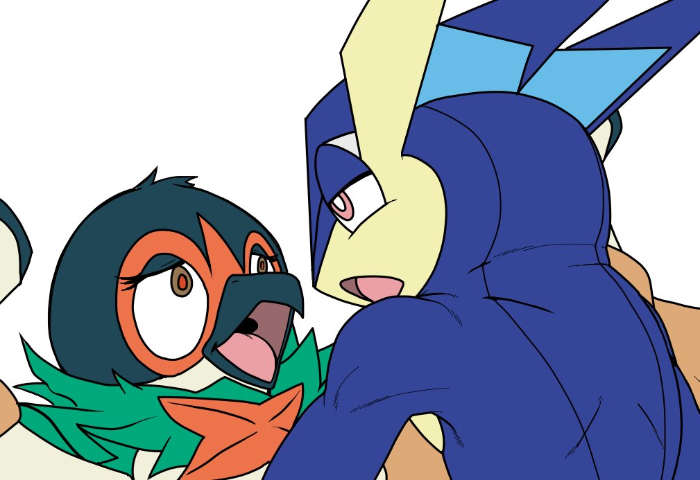 kivwolf on twitter wip decidueye x greninja