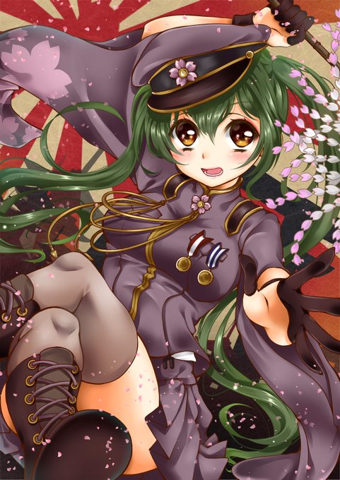 ちょっと早いけど桜の季節と言ったらこの衣装のミクさんですよ!#千本桜 #初音ミク 