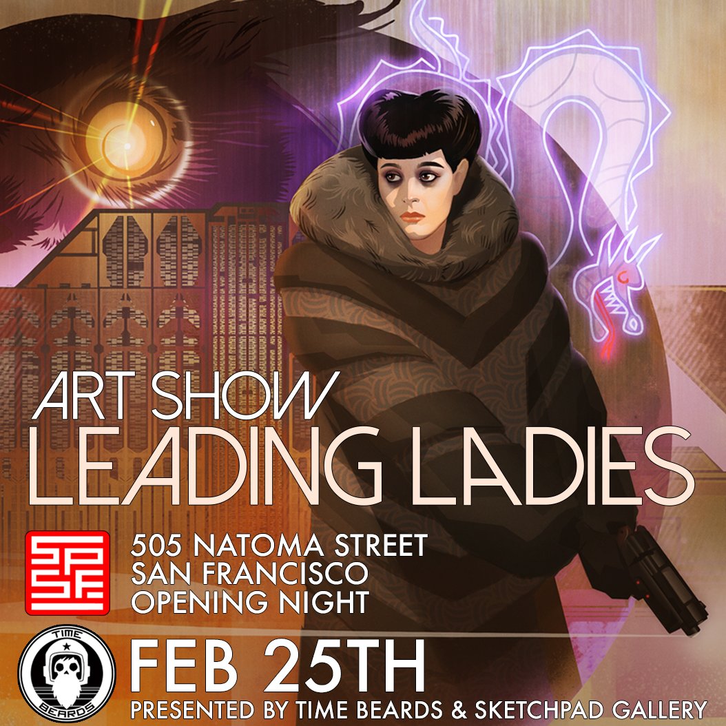 TimeBeards's tweet photo. Some epic #Leadingladies at our current show at Sketchpadgallery in SF https://t.co/v18nFaqbHy