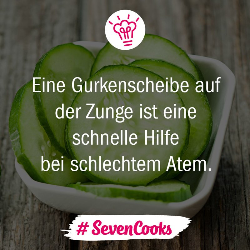 sevencooks_team's tweet photo. GUT ZU WISSEN #foodfact #gurke #wissenisstgesund #sevencooks https://t.co/KbbifKTq0m