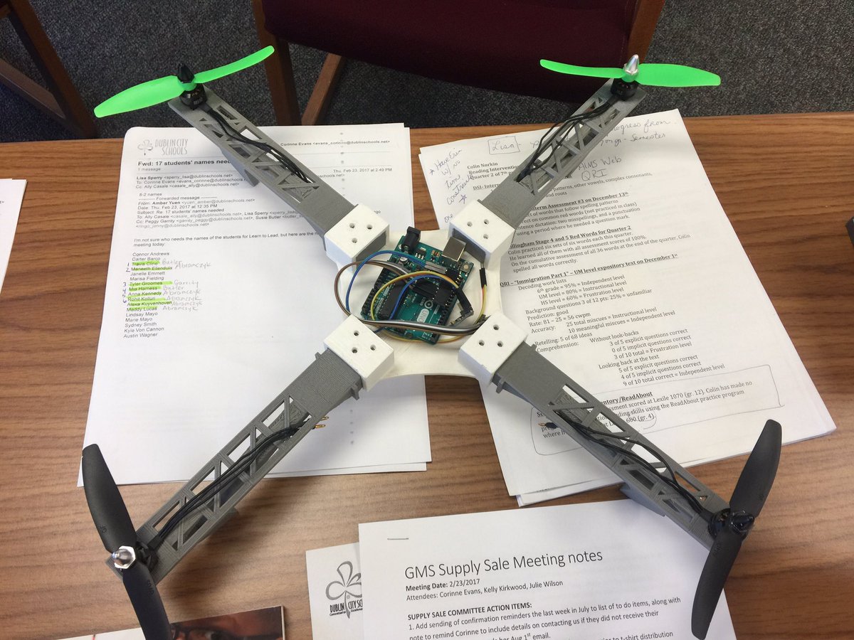 gmsDCSD's tweet photo. Wow! Look at what Calvin built from scratch! He designed, tested, and then produced (w/ 3D printer). #dcsgrowsthinkers #theDublinDifference https://t.co/hOYrrskmZf