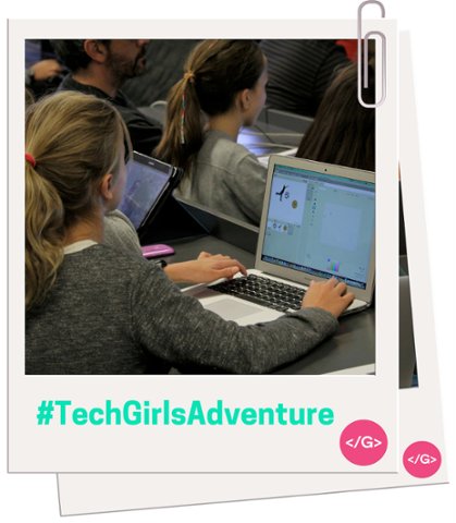 GirlsInLab's tweet photo. Let's do it! #TechGirlsAdventure: taller de programación interactiva. https://t.co/1nCAbzD4xj. 5 marzo en Barcelona #diainternacionalmujer https://t.co/qlxnf90Ox5
