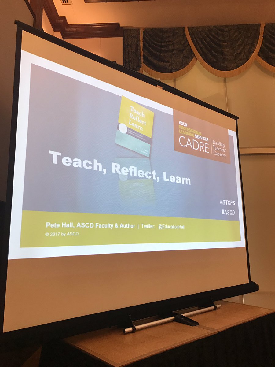 eshileman's tweet photo. Looking forward to hearing @educationhall for today's #oascd17 spring conference https://t.co/LaKvRVMan9