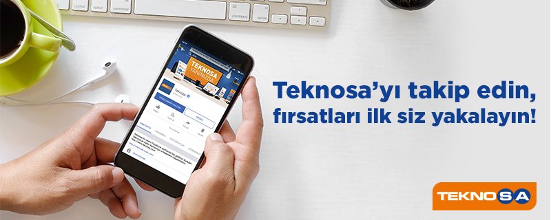 Teknosa's tweet photo. Kampanyalarımızdan ve yarışmalarımızdan haberdar olmak için bizi takip edin. https://t.co/DkQqHrsNLj