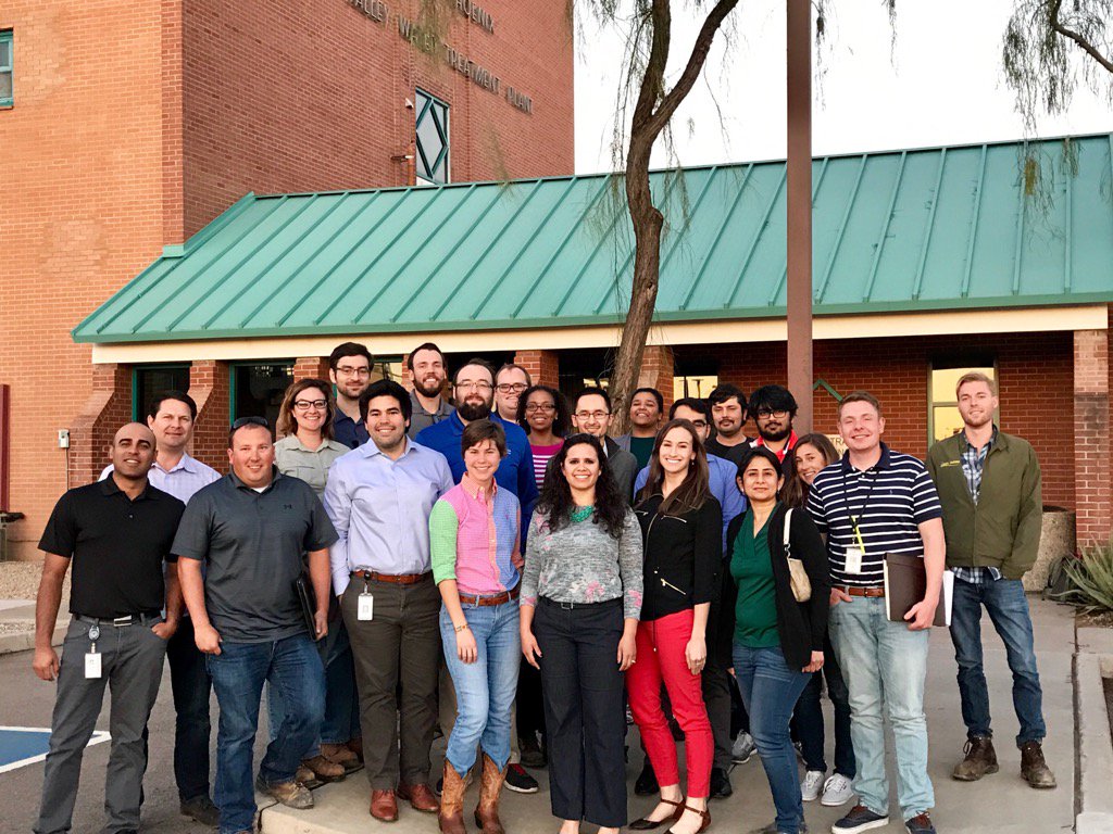 PHXWater's tweet photo. We had a great time w/ the  @AZWater_org Young Professionals group at our Deer Valley WTP yesterday! #PHXWater https://t.co/Q9URViystm