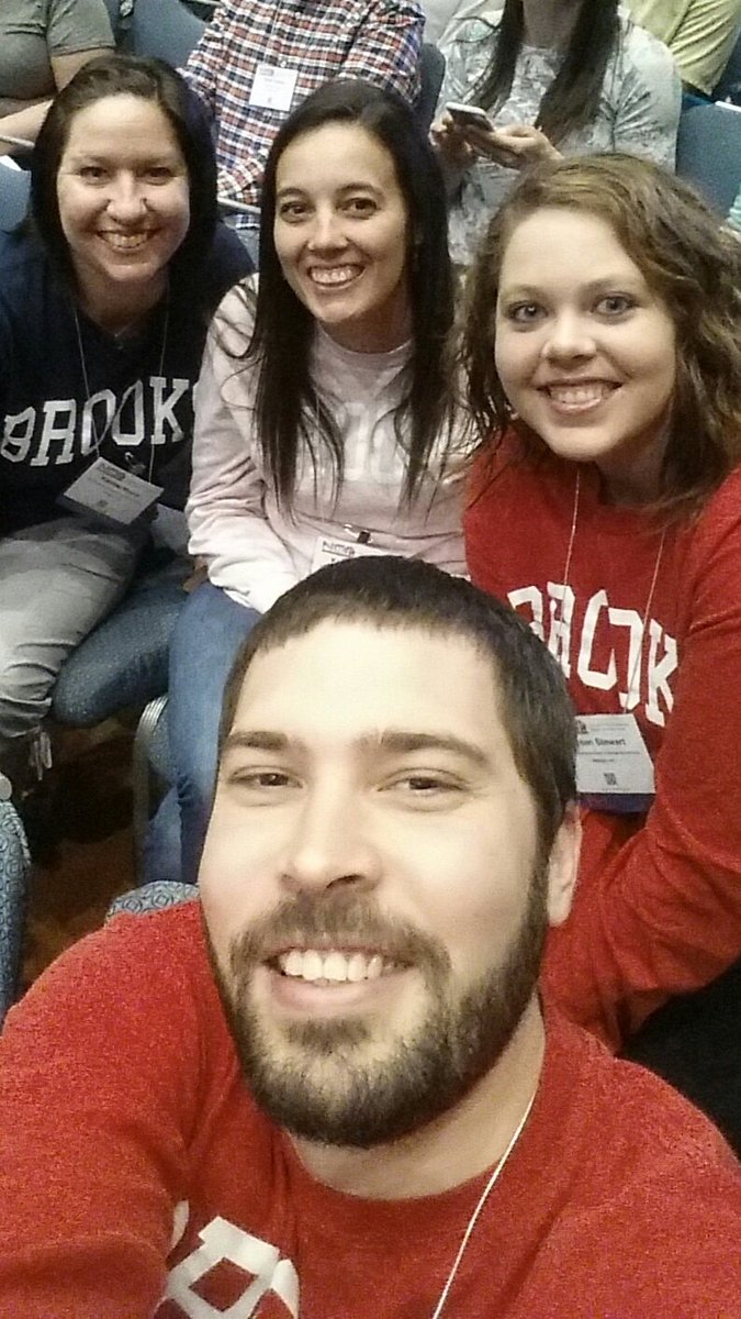 Brooks_McCann's tweet photo. Our pretrip photo on our Champion Ship #ncties17 . . . hopefully we all make it back! #Brookses2017 https://t.co/ib9Cg1iGwg