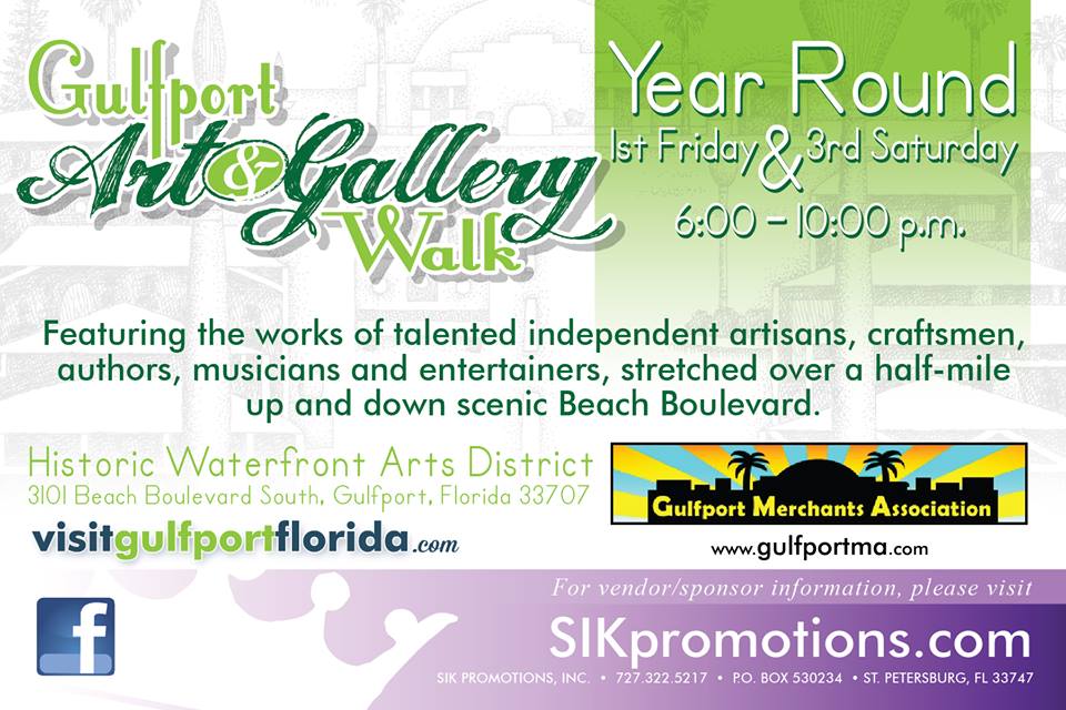 SIKPromo's tweet image. Gulfport Art Gallery Walk #visitgulfportfl facebook.com/events/4109890… 
#LiveAMPlified sikpromotions.com