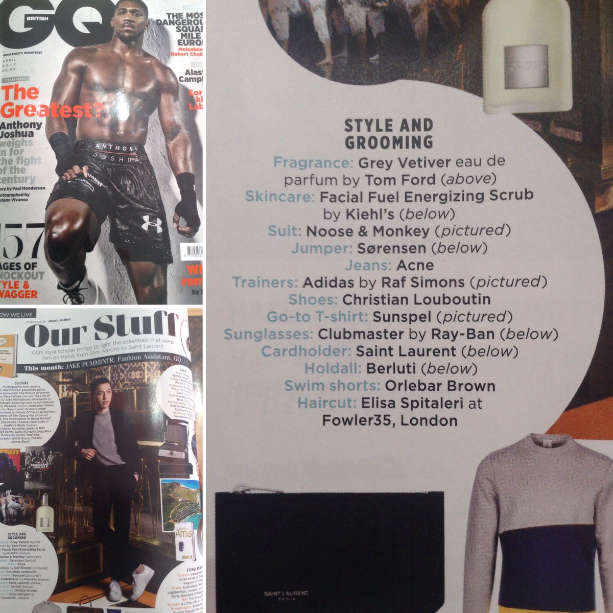 fowler35LDN's tweet photo. We are #proud to be in @britishgq Well done @elisaprince for a great #cut on @jake_pummintr #hair #style #fashion https://t.co/WvwUyLjXYW