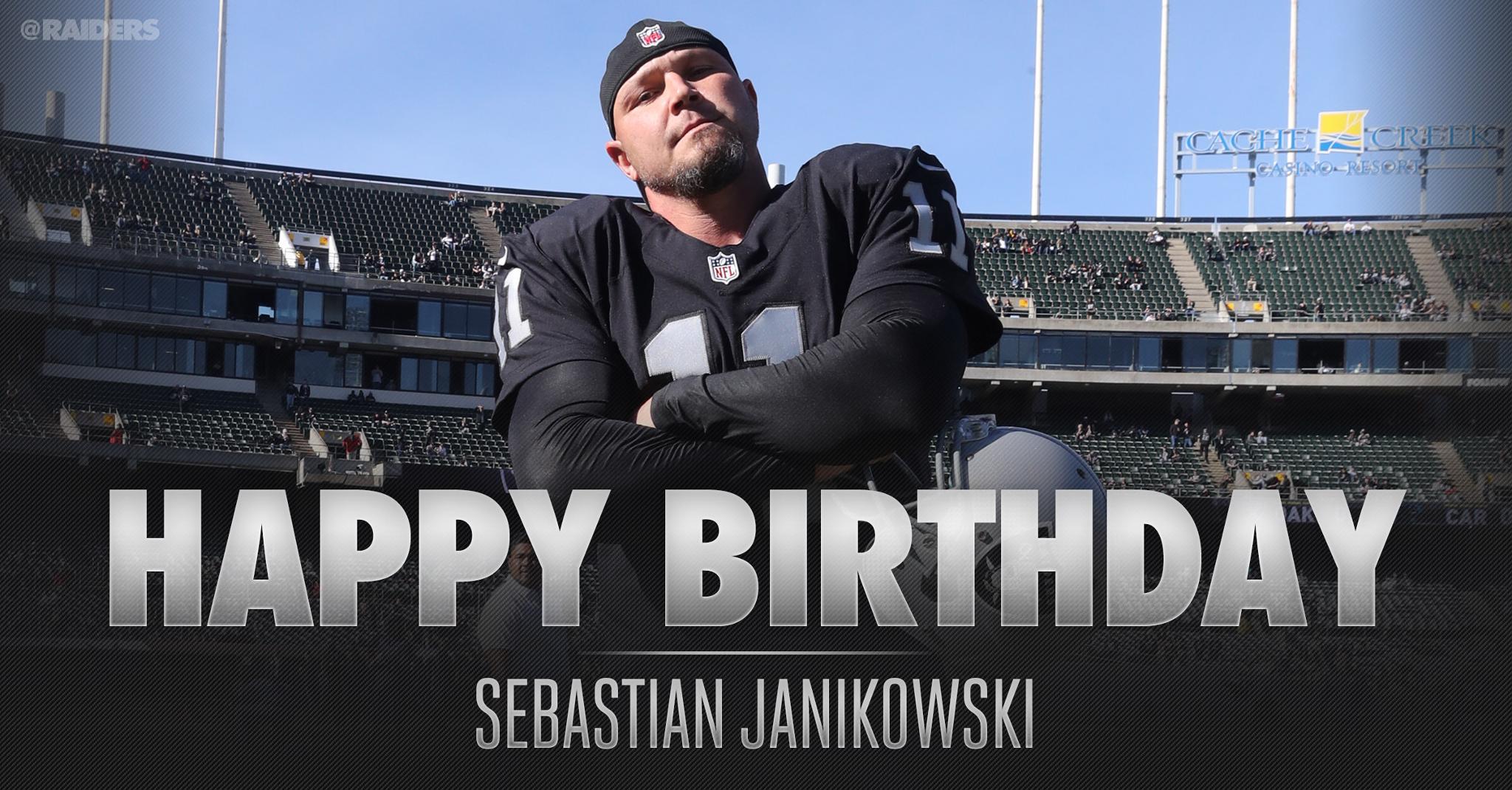 Happy Birthday to kicker Sebastian Janikowski! 