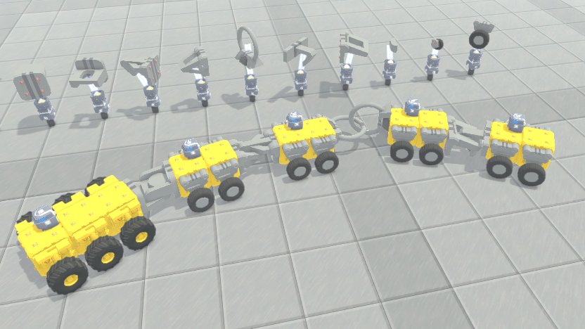 SaiWunPoon's tweet photo. Playing with the new Tow Blocks and Trailer Wheels going into the R&D Test Chamber for the next TerraTech TT_Unstable update. #terratechgame https://t.co/THTlqzEziu