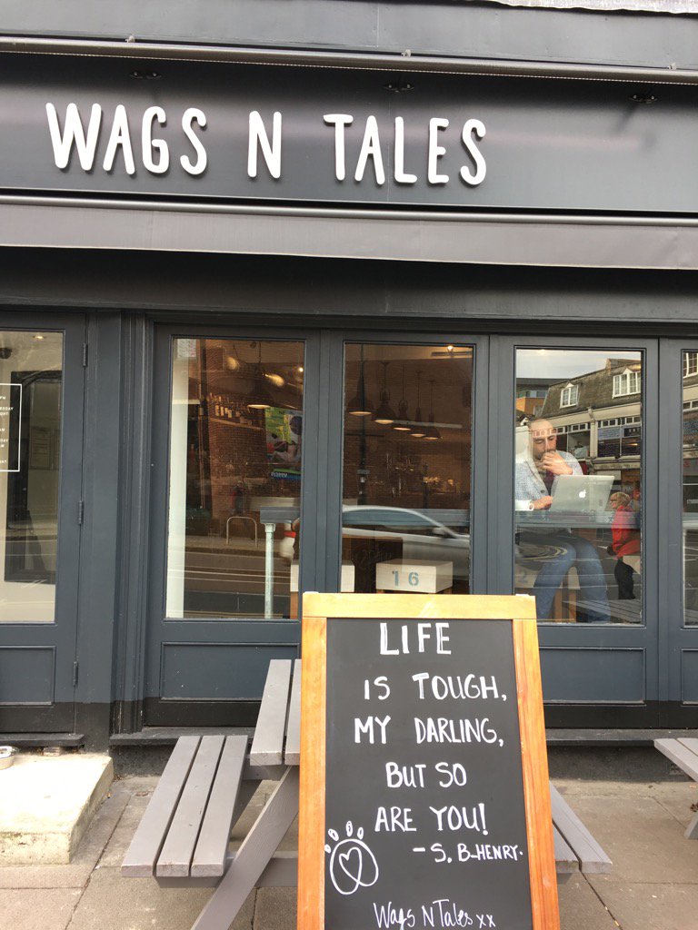 wagsntales's tweet photo. Life is tough my darling- but so are you! #coffeeshopwisdom #surbiton #wagsntales #specialitycoffee #quoteoftheday https://t.co/tKikrUfkDv