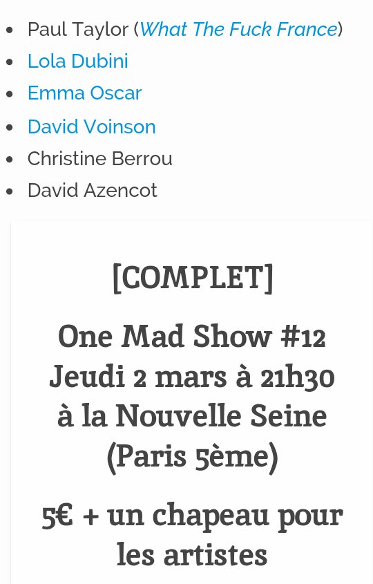 TeamVoinsonOff's tweet photo. @DavidVoinson sera ce soir à la Nouvelle Seine en compagnie de @LolaDubini, @davidazencot entre autres à 21h30 et c'est complet!🙏 https://t.co/0EFLGIFlGz