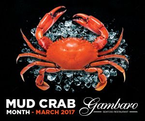 March is mud crab month at Gambaro's!