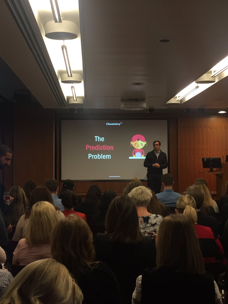 Laura_B_C1's tweet photo. "Happiness at work should not be a privilege.." @RogerPhilby at @TLCon_ discusses #thepredictionproblem https://t.co/mNGCU2d9ij