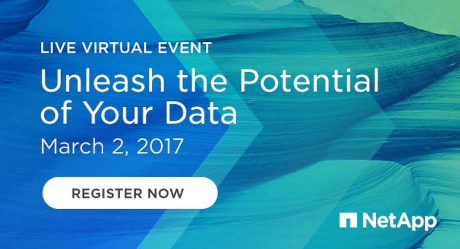 NetAppSverige's tweet photo. Attend our virtual event TODAY at 5.30pm CET &amp; learn how #DataFabric helps you manage, protect, &amp; leverage your data https://t.co/eRDig3uuJJ https://t.co/MnioGD2Kcj