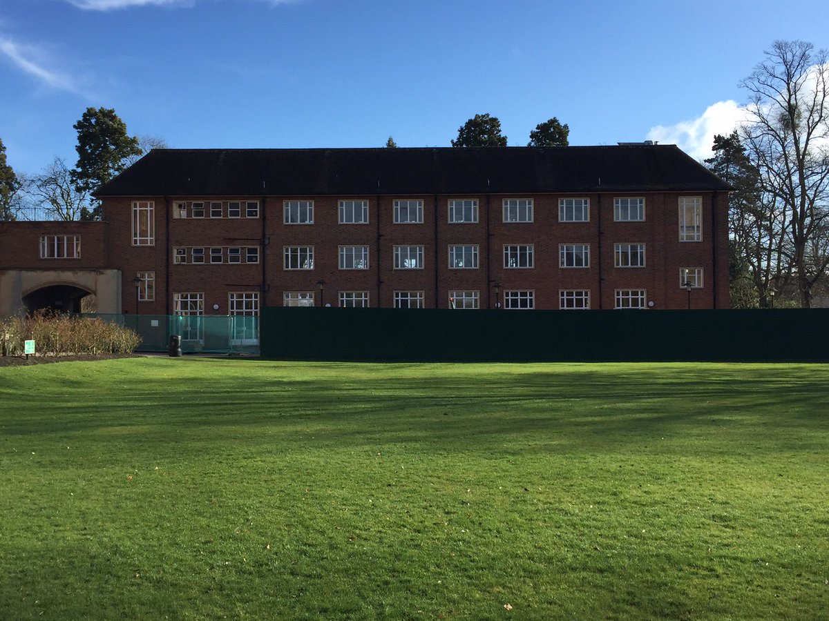 BarnesConstrctn's tweet photo. The start of refurbishment @HomertonCollege of the Queens Wing. The original building opened in 1957 by Queen Elizabeth The Queen Mother https://t.co/0vkW2BSBgk