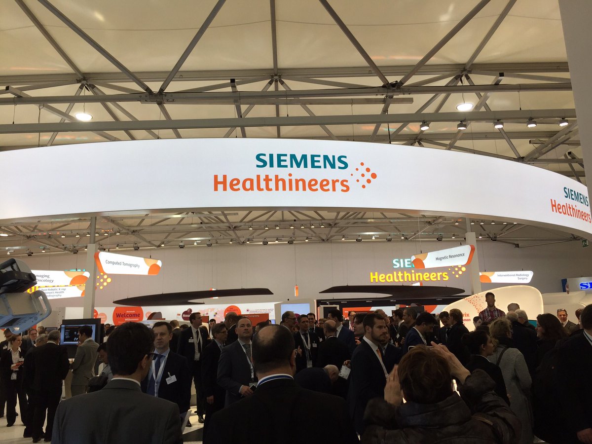 Äntligen på #ECR2017 Många som vill se och höra om allt nytt inom Radiologi! Kom och träffa oss!