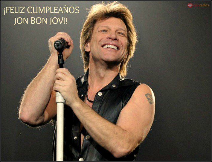 cienradios's tweet photo. Feliz Cumpleaños Jon Bon Jovi! Seguimos disfrutando toda su música ►  https://t.co/zPH2KXVNSe https://t.co/YgQyk7pgUz