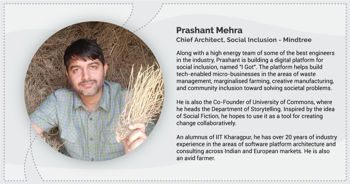CommonsGlobal's tweet photo. Our 5th and final panelist is also a co-founder of UoC. Watch out for this techie-turned-farmer-turned-storyteller. #socent https://t.co/6ibFo4IJei