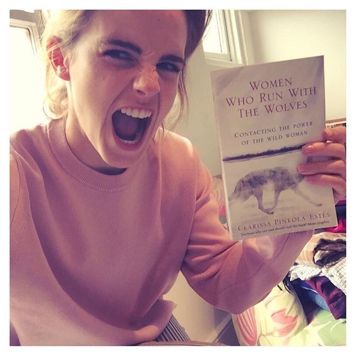 Georgia_Reeve's tweet photo. #WorldBookDay 📚 thanks @EmmaWatson and #oursharedshelf @DrCPE #WomenWhoRunWithTheWolves https://t.co/CCdBvQj1so