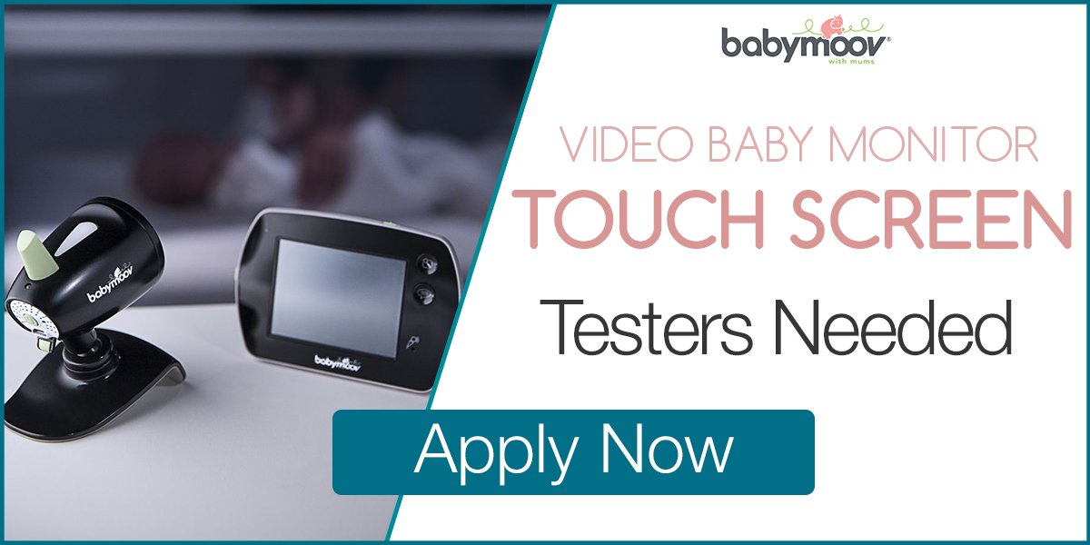 BabymoovUK's tweet photo. Testers needed: would you like to #testandkeep our video #babymonitor Touch Screen?
Apply now: https://t.co/6PqRVK0KoD😀 https://t.co/fBNMaJDFTV