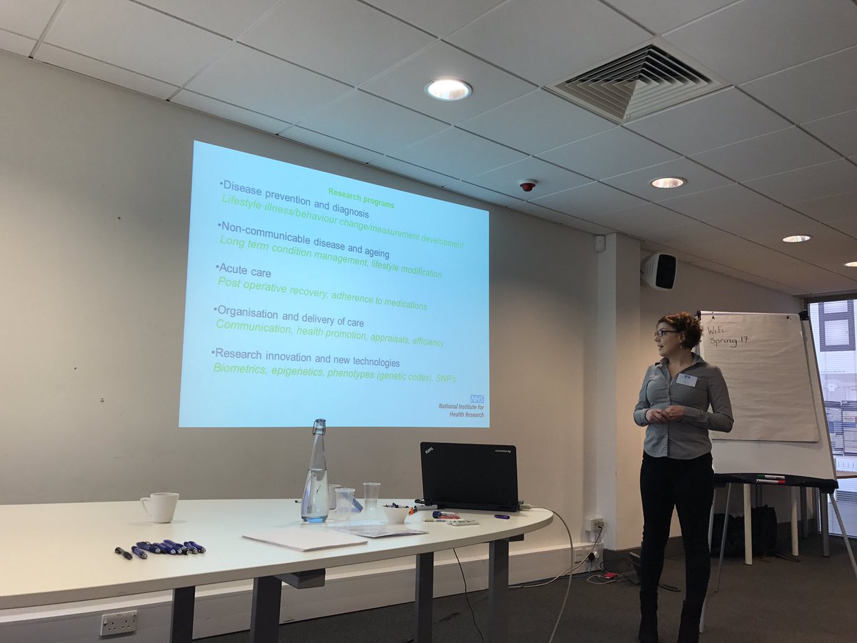 UKHPNetwork's tweet photo. Emily taking about funding through the School for Primary Care Research for Health Psychologists https://t.co/vils6zrNWb