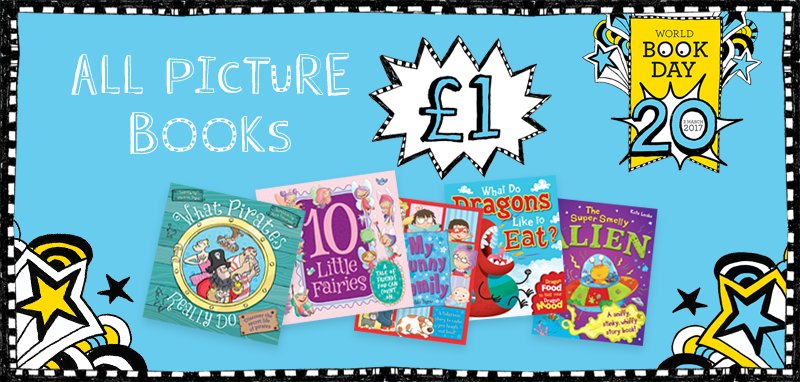 To celebrate #WorldBookDay all picture books are £1 for a limited time igloobooks.com #offer #sale #books #reading RT