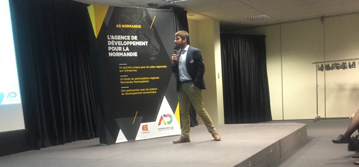 ADNormandie's tweet photo. #ADNpartnerTour " Impulsion #environnement est une aide aux #entreprises pour l'efficacité des démarche d' #Ecoconception" @ademe https://t.co/kLeJcXMXRk