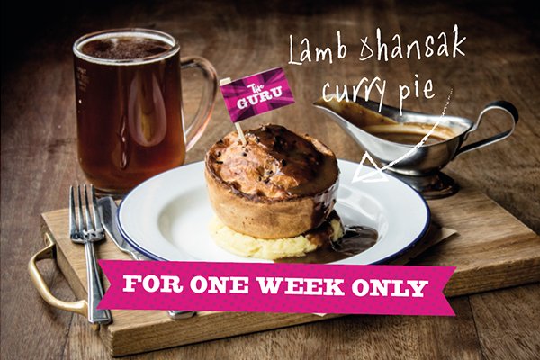 Two new pies for pie week at the Duke William has to be lamb curry for me <a href="/dukeandplough/">Craddocks Brewery</a> <a href="/pieminister/">Pieminister</a>