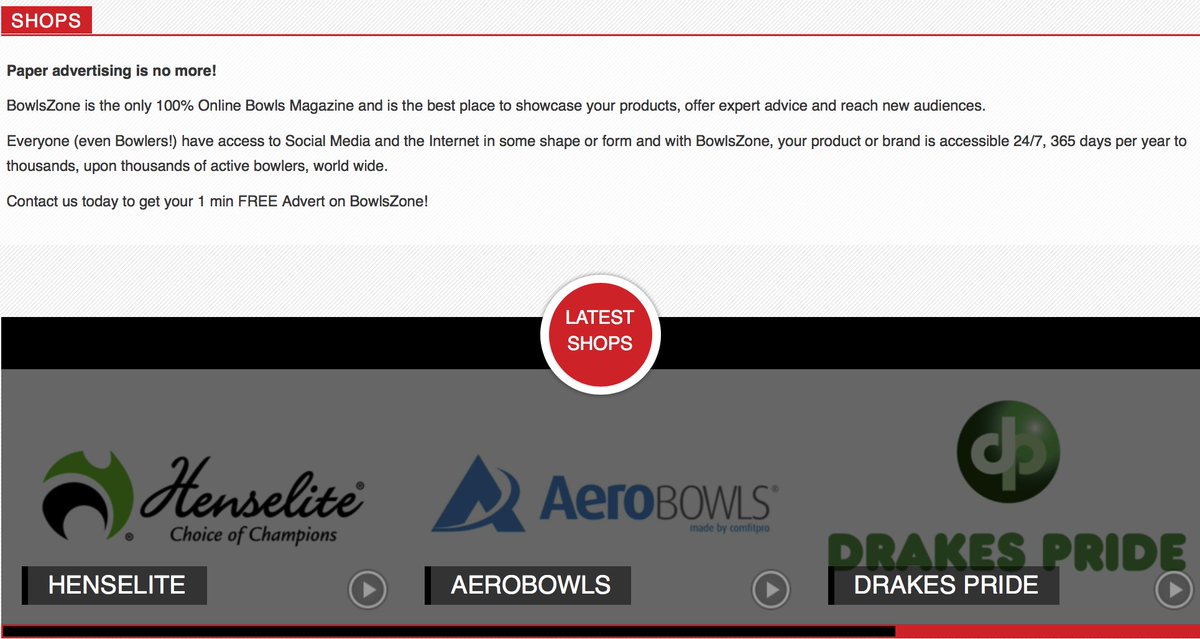 BowlsZone's tweet photo. BowlsZone is the only Online #Bowls Magazine and is the best place to #showcase your products. https://t.co/RYWxKh0gdT https://t.co/IzQ7VQaCnA