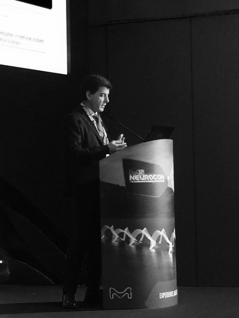 NeuroconOptimst's tweet photo. Claudio Gasperini at #MSNeuroconOptimst https://t.co/GeFjm9Z5Ws