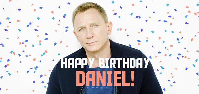Wishing our favorite James Bond, Daniel Craig, a very happy birthday! 