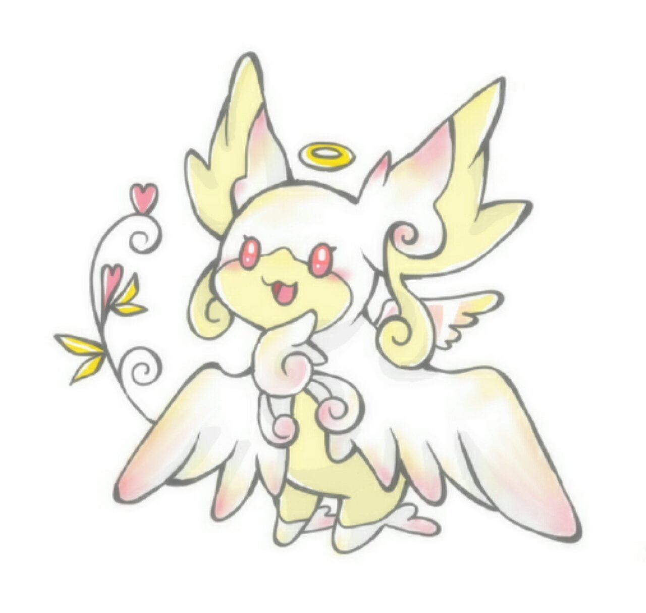 ライ 愛を与える白き天使 メガタブンネ ポケモン天使化 T Co Dqti3t1wzk Twitter