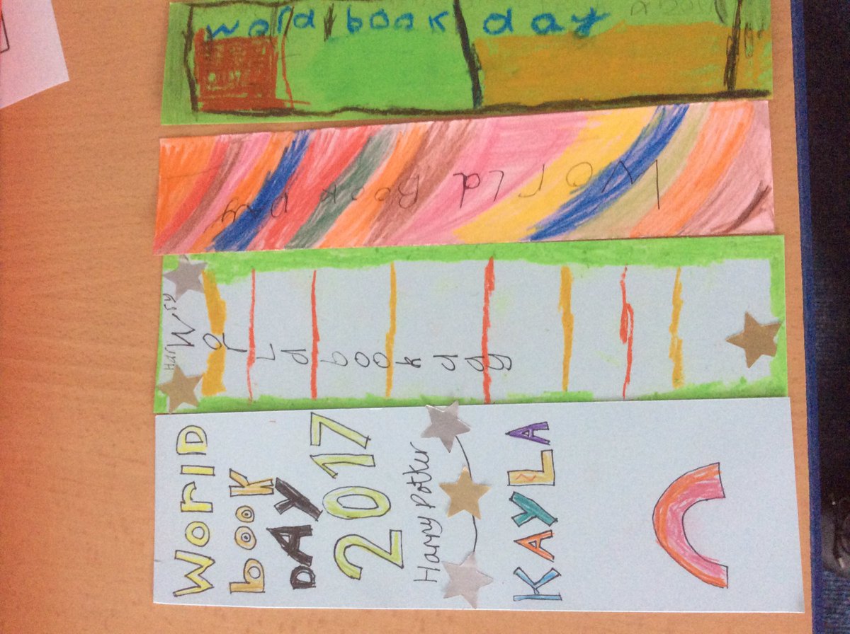 Year3Meynell's tweet photo. Year 3 have enjoyed making their own book marks #WorldBookDay https://t.co/CuanWIZMzh
