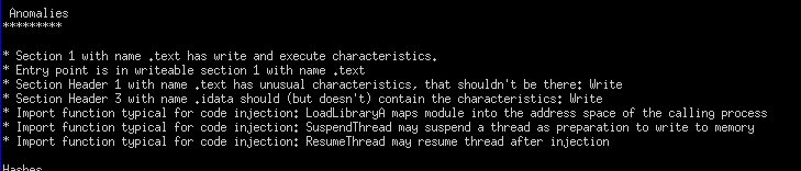 struppigel's tweet photo. Added alert & description for code injection function imports to #PortexAnalyzer. New version released.
https://t.co/dFLp6VG3Ho https://t.co/BaVs0LWwH9
