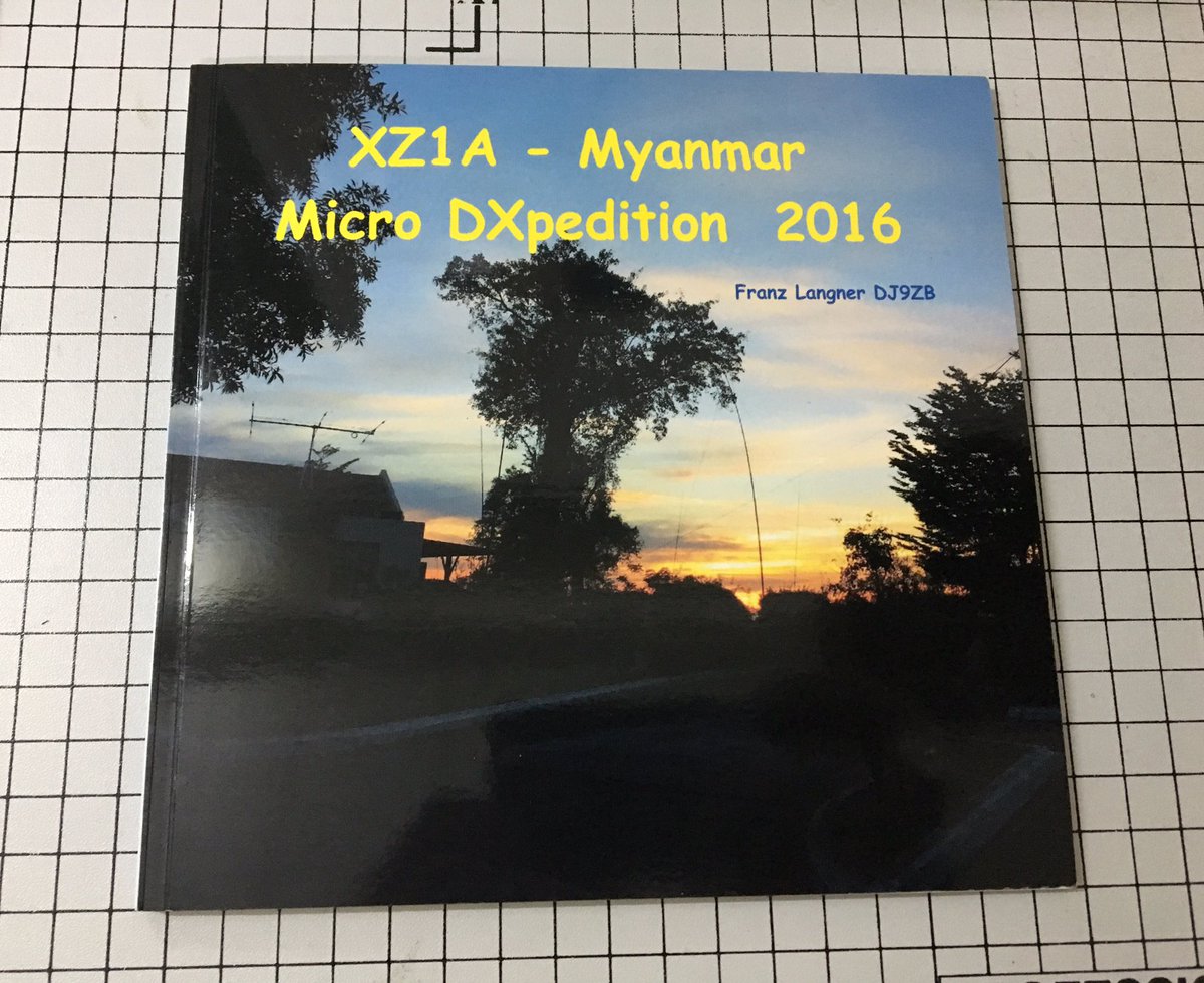 SomChamp's tweet photo. New Book by Franz Langner, DJ9ZB
arrived today. It vy nice!
Tnx. 
#XZ1A #Myanmar2016 #ATNO https://t.co/43qJaVBZXR