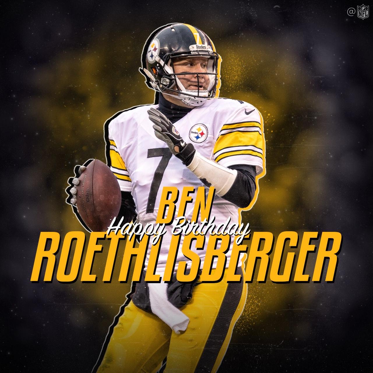 Happy Birthday to 2x Super Bowl champion Ben Roethlisberger!! 